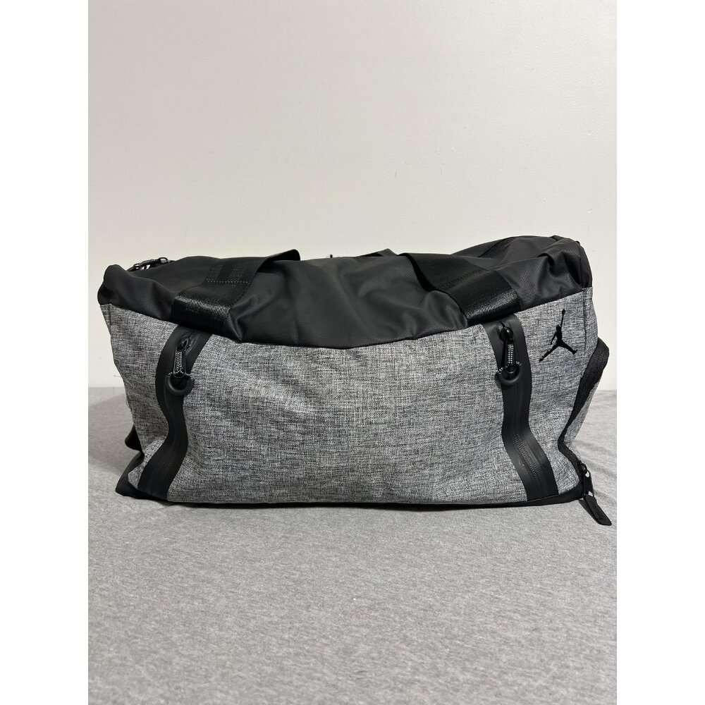 Jordan Duffle Bag Carbon Heather Large Water Resistant Shoe Garage Gym Travel